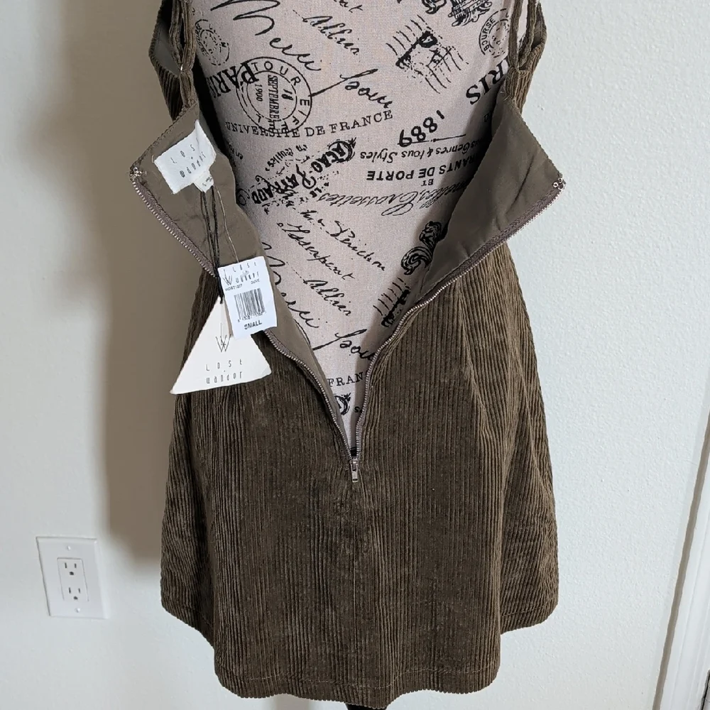 NWT Lost + Wander Corduroy Dress - Picture 9 of 11